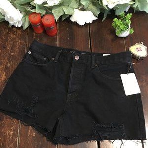 Free People Sophia Distressed Shorts